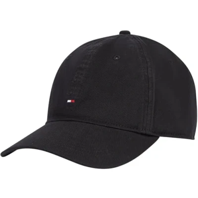 Bild av Tommy Hilfiger hane TH flagga mjuk 6 panel keps AM0AM13159 Blå (svart) en storlek, (svart), storlek