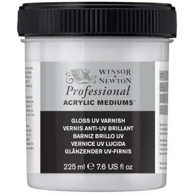Bild av Winsor &amp; Newton Professionell akryl medium, glansig UV lack, 225 ml