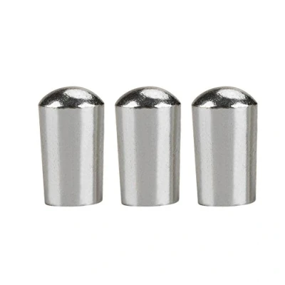 Bild av 3Pcs Guitar Switch Tips, 3 Way Toggle Knob Copper Tip for LP EPI Electric Guitar(3.5mm, Silver)