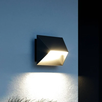 Bild av Nordlux Pontio 27 vägglampa för utomhusbruk, bredd cm, svart