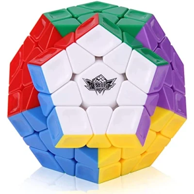 Bild av ROXENDA Dodekahedron Kub, Professional Pentagon Dodecahedron Magisk Kub Enkelt Vridning &amp; Smidigt Spel (Stickerless)