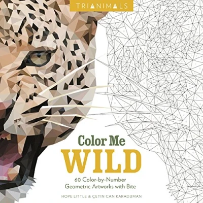 Bild av Trianimals: Color Me Wild: 60 By Number Geometric Artworks with Bite