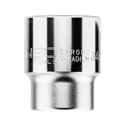 Bild av NEO TOOLS 08 316 Clé à douille 3/4 3124 34 mm Acier chrome vanadium hexagonale