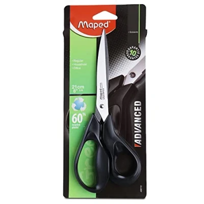 Bild av Maped M499110 sax avancerad greenlogic asymmetrisk, 21 cm, svart