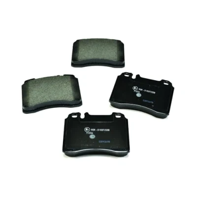 Bild av HELLA 8DB 355 007 471 Jeu de plaquettes frein préparé pour indicateur d&#039;usure MERCEDES BENZ: Classe E Berline, CLK Coupe, C Berline