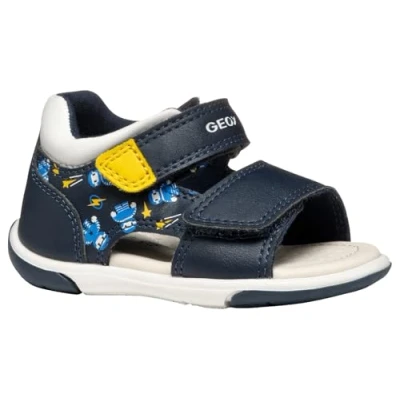 Bild av Geox Baby pojkar B Zapito Boy sandal, Navy Ochre, 19 EU