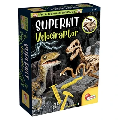 Bild av Lisciani I&#039;m A GeniusVetenskap Dinosaurie fossil grävning och utgrävning Superkit Velociraptor 80632