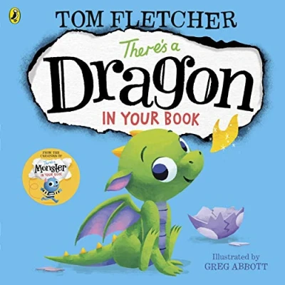 Bild av There&#039;s a Dragon in Your Book: An interactive story book for toddlers