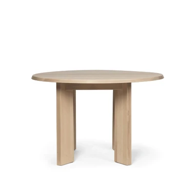 Bild av Ferm Living Tarn Dining Table Matbord 115 White Oiled Beech W113.5 x D104.6 H73 cm