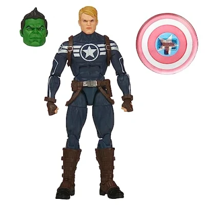 Bild av Marvel Legends Series Comics Commandant Rogers 6 pouces (15 cm) Figurine d&#039;action à collectionner, 4 ans et plus F3685 Produit authentique