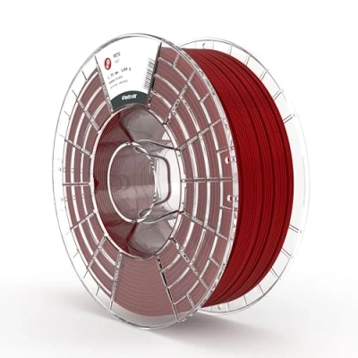 Bild av extrudr® PETG ø1,75 mm (1,1 kg) &#039;HELLFIRE RED/ROT&#039; 3D skrivarfilament tillverkad i Österrike högsta kvalitet till ett rimligt pris!