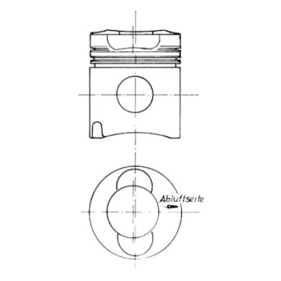 Bild av Rep.sats, kolv/cylinderfoder KOLBENSCHMIDT 90669960