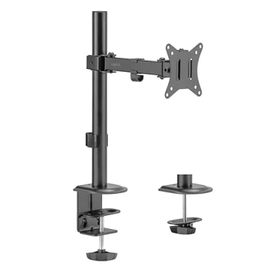 Bild av LogiLink monitorhållare för 1732 tum, armlängd 200 mm, stål, svart