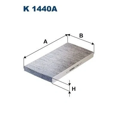 Bild av Filter, kupéventilation FILTRON K 1440A