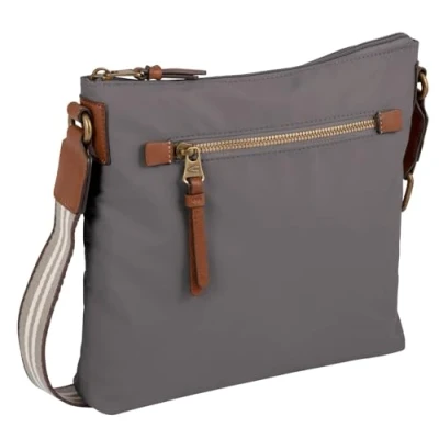 Bild av camel active Bari dam axelväska crossbody bag, mörkgrå, 23x7x15, 000101