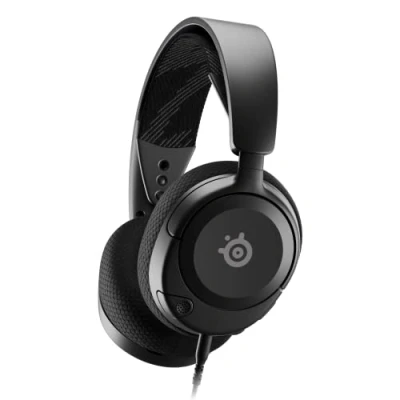 Bild av NEW SteelSeries Arctis Nova 1 multisystem spelheadset — Hi Fi drivrutiner 360 rumsligt ljud komfortdesign hållbar ultralätt brusreducerande mikrofon PC, PS5/PS4, Switch, Xbox svart