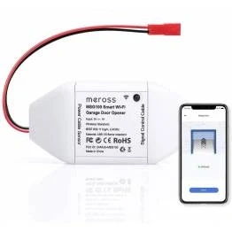 Bild av Meross MSG100 garageport öppnas med HomeKit, Alexa och Google Assistant