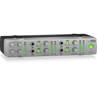 Bild av Behringer AMP800 V2 4 ch stereo kompakt lätt 8 utgång hörlurar förstärkare