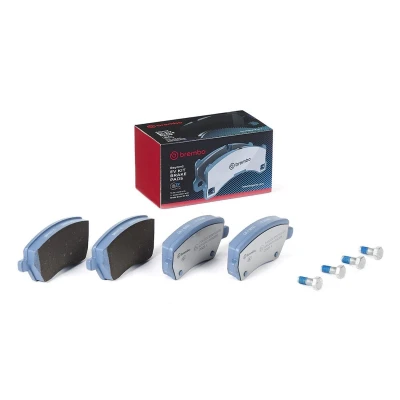 Bild av BREMBO P 68 033E Jeu de plaquettes frein contact signal d&#039;usure exclu avec vis d&#039;étrier frein, tôle anti bruit sans accessoires