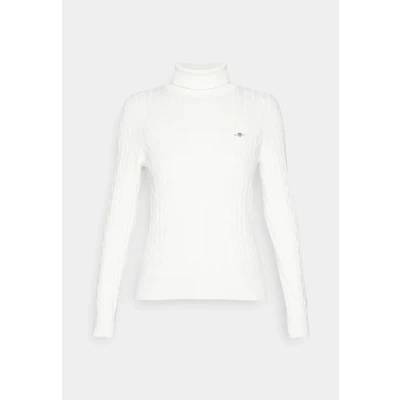 Bild av GANT Cable Turtleneck Stickad tröja, Storlek: XXL, Eggshell