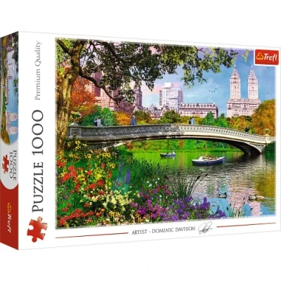 Bild av Trefl Pussel New York 1000 Bitars View Of Manhattan, Green Park, DIY Pussel, Kreativ Underhållning Gåva Kul Classic För Vuxna Och Barn Från 12 År