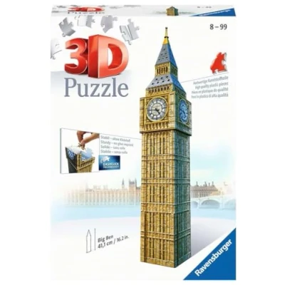 Bild av Ravensburger Big Ben 3D Jigsaw Puzzle for Adults and Kids Age 8 Years Up 216 Pieces No Glue Required