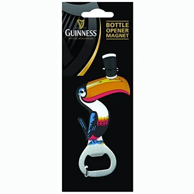 Bild av Guinness Toucan Pvc flasköppnare souvenir kylskåpsmagnet