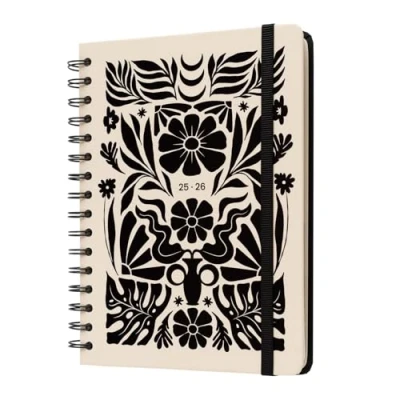 Bild av Kokonote A5 Academic Diary 2025 2026 Week To View Nordic Planner With Stickers, Student Essentials For University, Back School Supplies