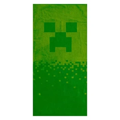 Bild av Minecraft Digital Creeper Handduk Badlakan 70x140cm