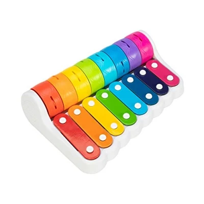 Bild av Fat Brain Toys Rock &#039;n Roller Piano, babyleksak &amp; present för 12 månader, 1, 2, 3 år gamla barn, musikleksak, inlärningsinstrument
