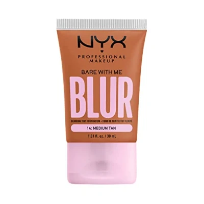 Bild av Nyx Professional Makeup BARE WITH ME BLUR TINT Foundation, Storlek: 30 g, Medium tan
