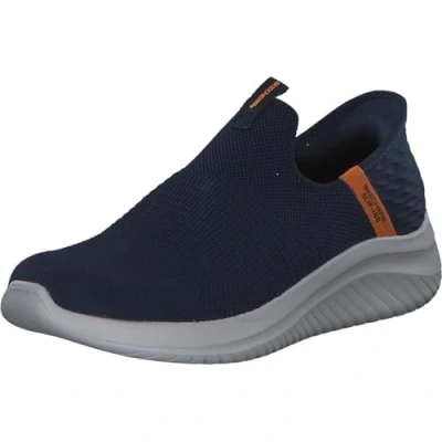 Bild av Skechers Ultra Flex 3.0 Smooth Step Hands Free Slip ins sneakers för män, Marinblå, 39 EU bred