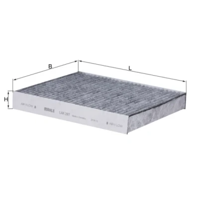 Bild av Filter, kupéventilation KNECHT LAK 297