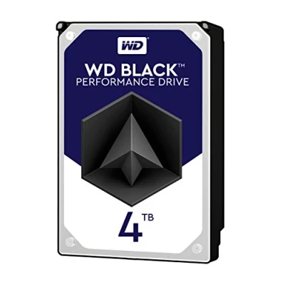 Bild av WD_BLACK 4 TB högpresterande 3,5 tum intern hårddisk, 7200 varv/rpM klass, SATA 6 GB/s, 256 MB cache, 5 års garanti