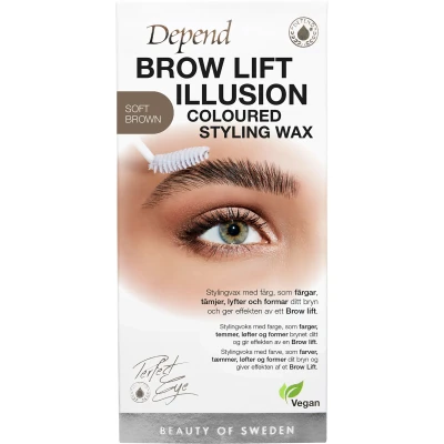 Bild av Depend PE Brow Illusion Wax S.Brown 1 st
