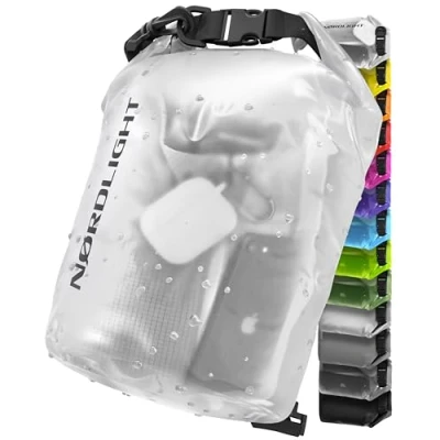 Bild av Nordlight Dry Bag och Vattentät väska (2L, Transparent) packväska med rullstängning axelrem Simning, strand, kanot, paddling, dykning