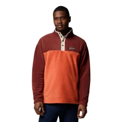 Bild av Columbia Men&#039;s Steens Mountain Half Snap 2, Fleece Pull Over, Tuscan/Spice, S