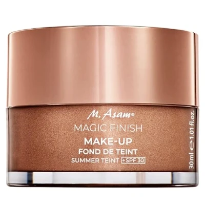 Bild av M. Asam Magic Finish Summer Complexion med SPF 30 (30 ml), 4 i 1 primer, smink, pulver och concealer, dold, kompenserar för, utsmyckade perfekterade din brunade hud, vegan