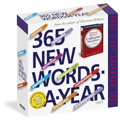 Bild av 365 New Words A Year Page Day® Calendar 2025: From the Editors of Merriam Webster