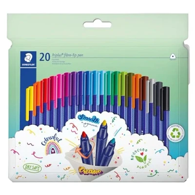 Bild av Staedtler Fibre tip pen triplus col rPP 20pcs