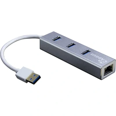 Bild av Inter Tech Argus IT 310 S USB Hub 3 porte Silver