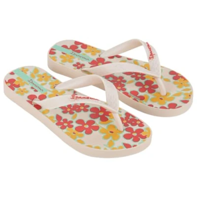 Bild av Ipanema Flickor Temas XV Kids Flip Flop, Beige gul röd, 31/32 EU