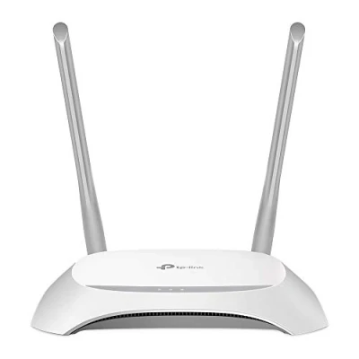 Bild av TP Link N300 TL WR840N Router, Grå, Vit, 300 Mb/s