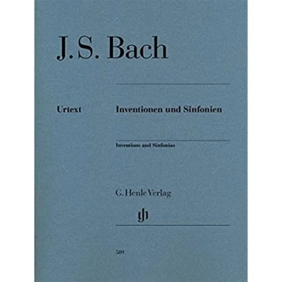 Bild av JOHANN SEBASTIAN BACH : INVENTIONS AND SINFONIAS ET SINFONIES: Besetzung: Klavier zu zwei Händen