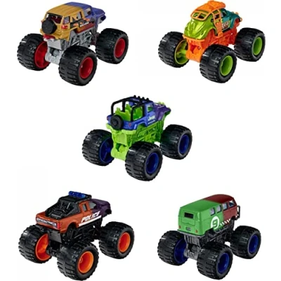 Bild av Majorette 212057257 Monstertruck med Färgändring Monstertruckar i Metall Frihjul, Ändrar Färg vid Temperatur Mellan 12 C och 22 C, Skala 1:64, L: 7,5 cm, Från 3 år, Slumpmäsigt Urval