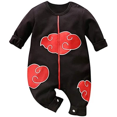 Bild av Sxkayxr tecknad nyfödd baby pojkar flickor sparkdräkt goku inspirerad spädbarn outfit overall kläder, Svart1, 59cm/0 3 Months