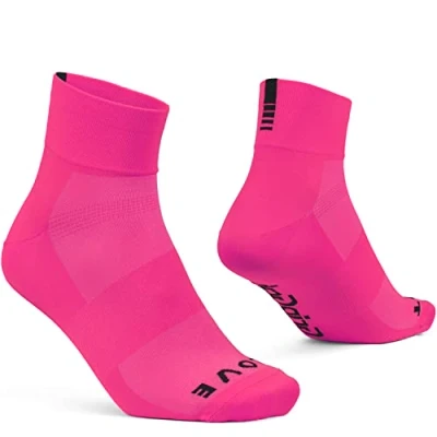 Bild av GripGrab Lightweight SL Performance sommar cykling strumpor 1 och 3 pack Eyecatching 2 längder cykelstrumpor långa korta