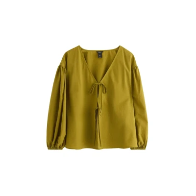 Bild av Lindex WITH Details Blus, Storlek: 44/46, Dusty green