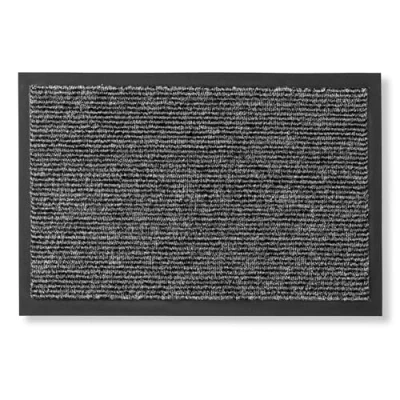 Bild av Carpido dörrmatta inomhus halkfri för entré renlöpning vattenavvisande lättskött matta 60 x 80 cm grå