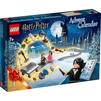 Bild av LEGO 75981 Harry Potter adventskalender jul 2020 Hogwarts miniset för klämning av juldans